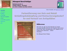 Tablet Screenshot of ablaugerei-hettiger.de